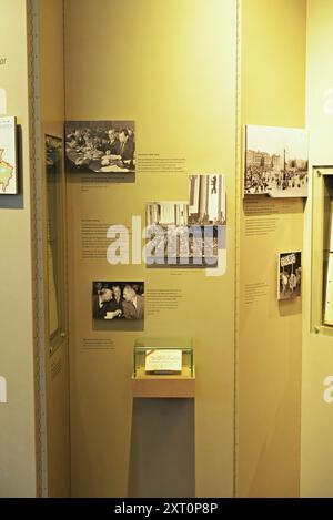 Das Willy-Brandt-Haus-Museum ist dem Bundeskanzler und Friedensnobelpreisträger in Lübeck gewidmet Stockfoto