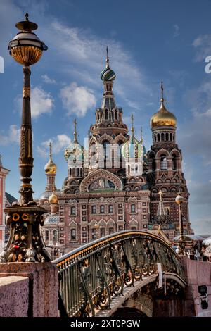 Kirche des Retters auf Blut. St. Petersburg. Russland Stockfoto