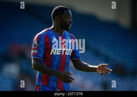 LONDON, ENGLAND - 11. AUGUST: Jeffrey Schlupp von Crystal Palace während des Freundschaftsspiels zwischen Crystal Palace und FC Nantes im Selhurst Park Stockfoto