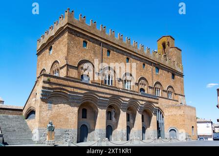 Orvieto, Terni, Italien, Palazzo del Capitano del Popolo, nur Editorial. Stockfoto