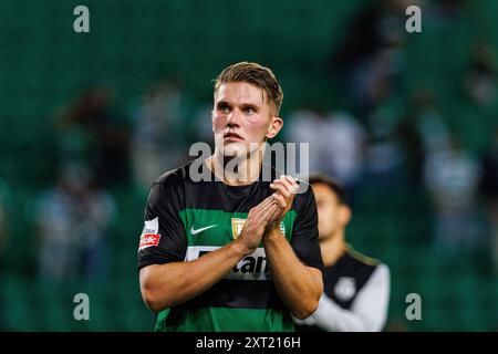 Lissabon, Portugal. August 2024. Viktor Gyokeres (Sporting CP) wurde während des Liga Portugal Spiels zwischen den Teams Sporting CP und Rio Ave FC bei Estadio Jose Alvalade gesehen. Sporting CP gewann 3-1 Credit: SOPA Images Limited/Alamy Live News Stockfoto