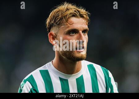 Lissabon, Portugal. August 2024. OLE Pohlmann (Rio Ave FC) wurde während des Spiels der Liga Portugal zwischen den Teams Sporting CP und Rio Ave FC bei Estadio Jose Alvalade gesehen. Sporting CP gewann 3-1 (Foto: Maciej Rogowski/SOPA Images/SIPA USA) Credit: SIPA USA/Alamy Live News Stockfoto