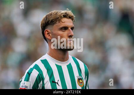 Lissabon, Portugal. August 2024. OLE Pohlmann (Rio Ave FC), der beim Spiel der Liga Portugal zwischen den Teams Sporting CP und Rio Ave FC bei Estadio Jose Alvalade im Endresultat zu sehen war. Sporting CP gewann 3-1 (Foto: Maciej Rogowski/SOPA Images/SIPA USA) Credit: SIPA USA/Alamy Live News Stockfoto