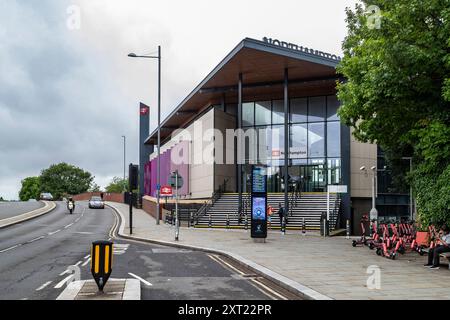 Bahnhof Northampton Town, Black Lion Hill, Northampton, England, Großbritannien. Stockfoto