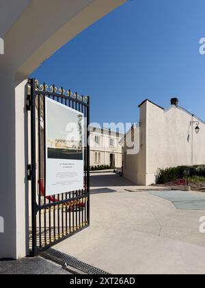 Das Besucherzentrum des Taittinger Champagne House und die Weinkeller in Reims, Champagne Stockfoto