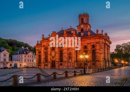 Blick auf Ludwigs Kirche in Saarbrücken Stockfoto