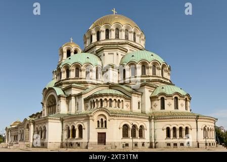 Alexander Newski, Alexander Newski, Orthodox, Kathedrale, Sofia Bulgarien, Osteuropa, Balkan, Tourismus, Sightseeing, Wahrzeichen, reisen. Reisen Stockfoto