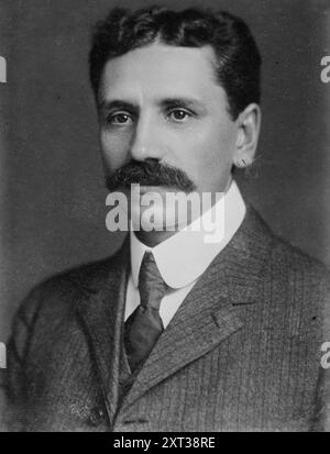 Edward T. Devine, 1916. Zeigt den Ökonomen, Autor und Sozialarbeiter Edward Thomas Devine (1867–1948), der Professor an der Columbia University war. Stockfoto