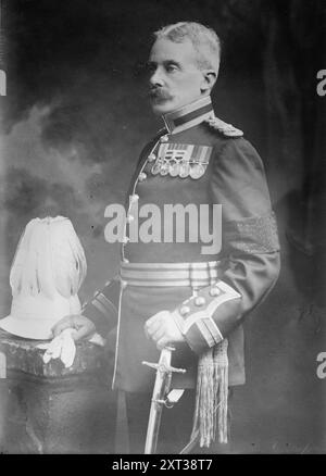 General G.G. Egerton, zwischen 1915 und 1920. Zeigt General Granville George Egerton (1859–1951), der in der britischen Armee während der Konflikte einschließlich des Afghanischen Krieges von 1879-80 und des Ersten Weltkriegs diente Stockfoto