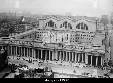 Pn. RR Station von Gimbel's New York, zwischen 1910 und 1915. Stockfoto