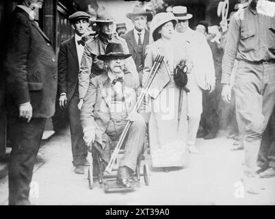 General Sickles &amp; Mrs. Wilmerding, zwischen 1910 und 1915. Stockfoto