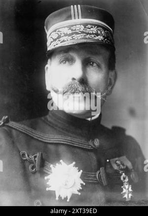 Gen. Dubail, 1914. Zeigt General Augustin Yvon Edmond Dubail (1851–1934), der von 1914 bis 1915 während des Ersten Weltkriegs Kommandeur der französischen Armee in Lothringen war Stockfoto