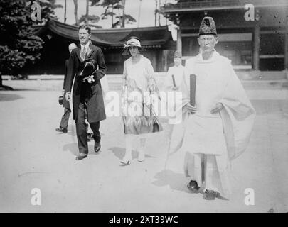 Kronprinz &amp; P'cess [Prinzessin] von Schweden in Tokio, zwischen 1915 und 1920. Stockfoto