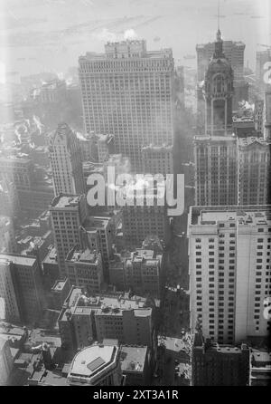 Vom Woolworth Gebäude, zwischen 1915 und 1920. Stockfoto