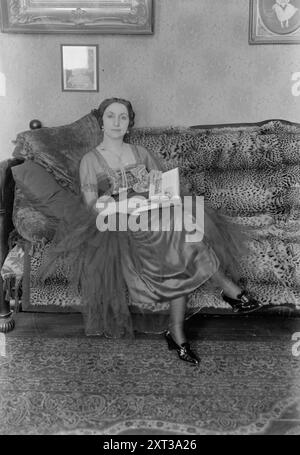 Amelita Galli-Curci, 1917. Zeigt die italienische Koloratursopransängerin Amelita Galli-Curci (1882-1963). Stockfoto