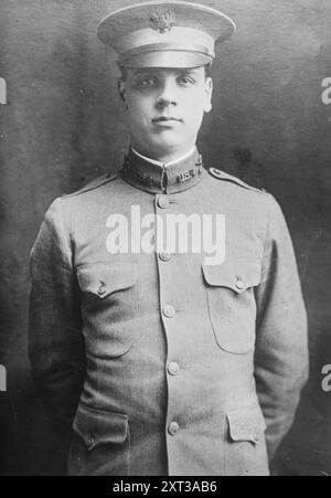 Lt. Edw. F. Graham, 1918. Zeigt Lt. Edward Foreman Graham, eine Cornell University, die in der 305th Field Artillery diente und vor Oktober 1918 während des Ersten Weltkriegs getötet wurde Stockfoto