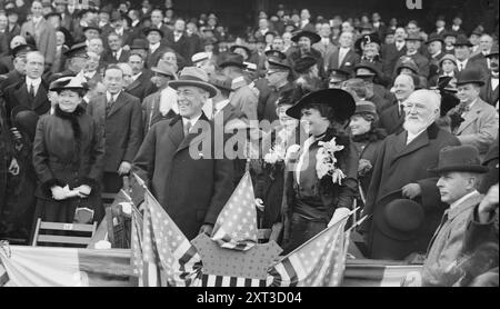 Presser Wilson und Mrs. Galt, Phila., 15.10.1915. Stockfoto