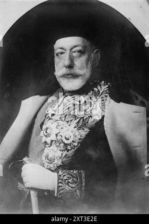 Sultan der Türkei, 1915. Zeigt Mehmed V. Reshad, 35. Osmanischer Sultan, der von 1909 bis 1918 regierte. Stockfoto