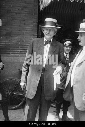 Senator Stone, 1916. Zeigt William Joel Stone (1848–1918), einen demokratischen Politiker aus Missouri auf der Democratic National Convention 1916, die vom 14. Bis 16. Juni in St. Louis stattfand. Stockfoto