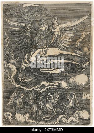 Das Sudarium von One Angel, 1516. In der Sammlung der Privatsammlung gefunden. Stockfoto