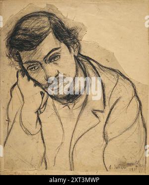 Utrillo pensif, 1911. Gefunden in der Sammlung des Mus&#xe9;e National d'Art moderne, Centre Georges Pompidou, Paris. Stockfoto