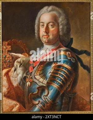 Porträt Kaiser Franz I. von Österreich (1708-1765), 1743-1745. In der Sammlung der Privatsammlung gefunden. Stockfoto