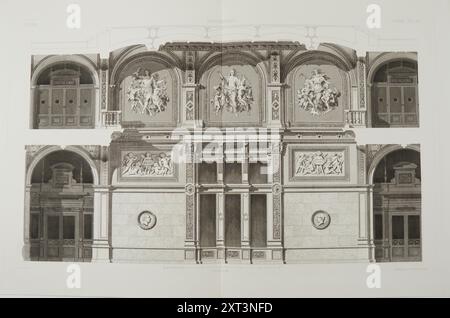 Die Wiener Kaiseroper, 1885. In der Sammlung der Privatsammlung gefunden. Stockfoto