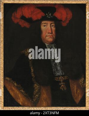 Porträt von Karl VI. (1685–1740), Kaiser des Heiligen Römischen Reiches, um 1740. In der Sammlung der Privatsammlung gefunden. Stockfoto