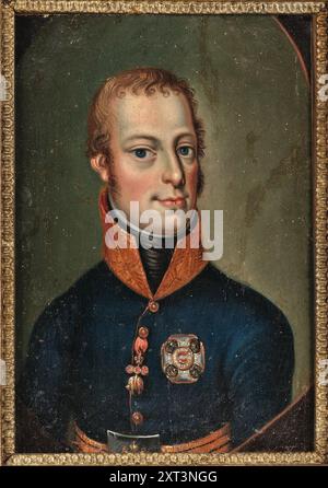 Porträt des Erzherzogs Johann von Österreich (1782-1859), um 1820. In der Sammlung der Privatsammlung gefunden. Stockfoto