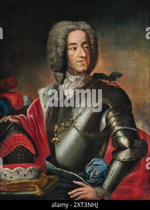 Maximilian II. Emanuel, Kurfürst von Bayern (1662–1726), um 1700. In der Sammlung der Privatsammlung gefunden. Stockfoto