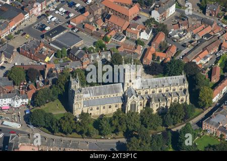 Die Abbey Church of St Mary and St Germain, Selby, North Yorkshire, 2023. Stockfoto