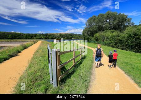 Lisvane Reservoir, Lisvane Und Llanishen Reservoir, Llanishen, Cardiff, Wales. Stockfoto