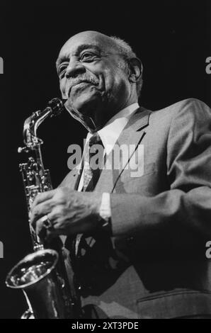 Benny Carter, North Sea Jazz Festival, Niederlande, 1995. Stockfoto