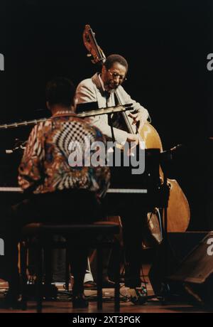 Ron Carter, Herbie Hancock, North Sea Jazz Festival, Niederlande, 1992. Stockfoto