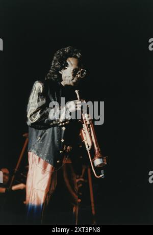 Miles Davis und seine Fusion Group, North Sea Jazz Festival, Niederlande, 1991. Stockfoto