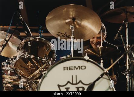 Louis Belson, Benny Carter's Swing America, North Sea Jazz Festival, Niederlande 1991. Stockfoto