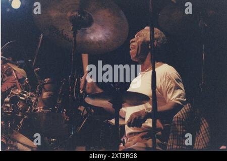 Art Blakey, Cambridge Jazz Festival, 1988. Stockfoto