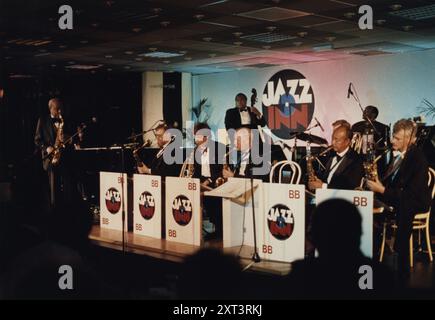 Benny Carter and Big Band, Jazz Inn Party, Nordwijk, Niederlande, 1989. Stockfoto