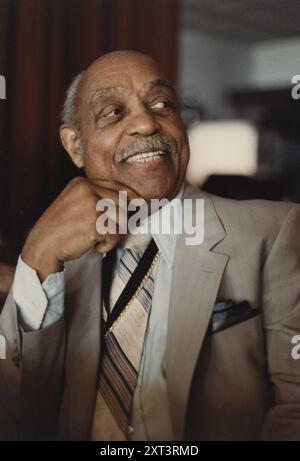 Benny Carter, Jazz Inn Party '89 Nordwijk, Niederlande, 1989. Stockfoto