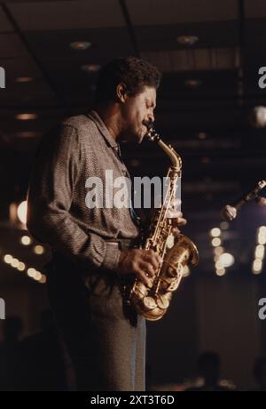 Charles McPherson, Jazz Inn Party, Nordwijk, Niederlande, 1989. Stockfoto