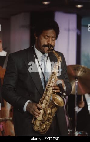 Charles McPherson, Jazz Inn Party, Nordwijk, Niederlande, 1989. Stockfoto