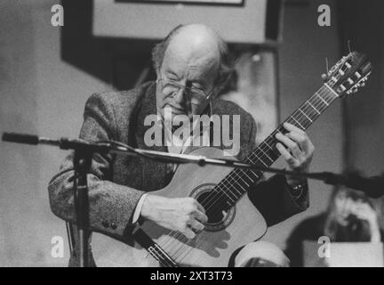 Charlie Byrd (Great Guitars), 100 Club, London, 1988. Stockfoto