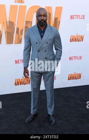 Los Angeles, Kalifornien, USA. August 2024. Mike Colter nimmt am 12. August 2024 an der Los Angeles Premiere von Netflix’s „The Union“ im Egyptian Theatre Hollywood in Los Angeles Teil. Quelle: Jeffrey Mayer//Media Punch/Alamy Live News Stockfoto