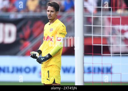 Enschede, Deutschland. August 2024. Fussball UEFA Champions League Qualifikation 3. Runde FC Twente - FC Salzburg am 13.08.2024 im Stadion de Grolsch Veste in Enschede Janis Blaswich ( Salzburg ) Foto: Revierfoto Credit: ddp Media GmbH/Alamy Live News Stockfoto
