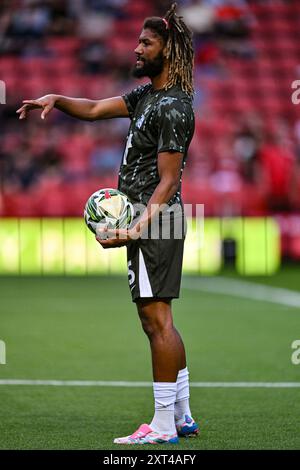 The Valley, London, Großbritannien. August 2024. Carabao Cup Runde 1 Fußball, Charlton Athletic gegen Birmingham City; Dion Sanderson von Birmingham Credit: Action Plus Sports/Alamy Live News Stockfoto