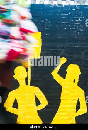 Protest by Art, Bild aufgenommen am 10. August 2024 Stockfoto