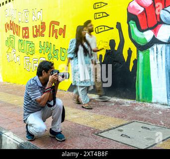 Protest by Art, Bild aufgenommen am 10. August 2024 Stockfoto