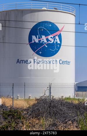 NASA Ames Research Center am Moffett Airfield in Mountain View Kalifornien USA Stockfoto