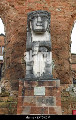 Ecce Homo von Sir Jacob Epstein in Coventry Old Cathedral Stockfoto