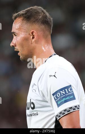 Pride Park, Derby, Derbyshire, Großbritannien. August 2024. Carabao Cup Runde 1 Fußball, Derby County gegen Chesterfield; Kane Wilson von Derby County Credit: Action Plus Sports/Alamy Live News Stockfoto